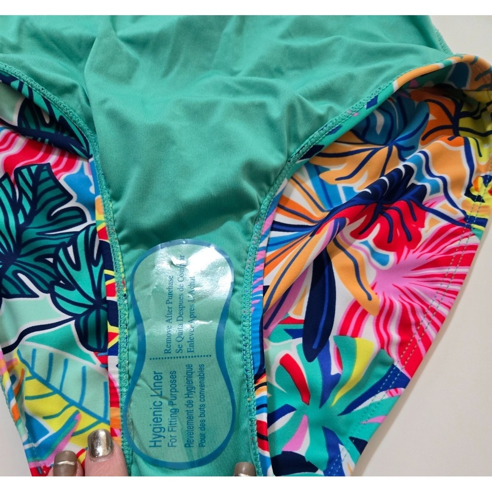 Stella Parker Island Collection One Piece Swimsuit Women's S Multi NWT - Picture 10 of 10
